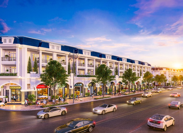 Những sản phẩm shophouse có sức hút lớn tại Long Thành. Ảnh: Phối cảnh shophouse thuộc dự án Century City