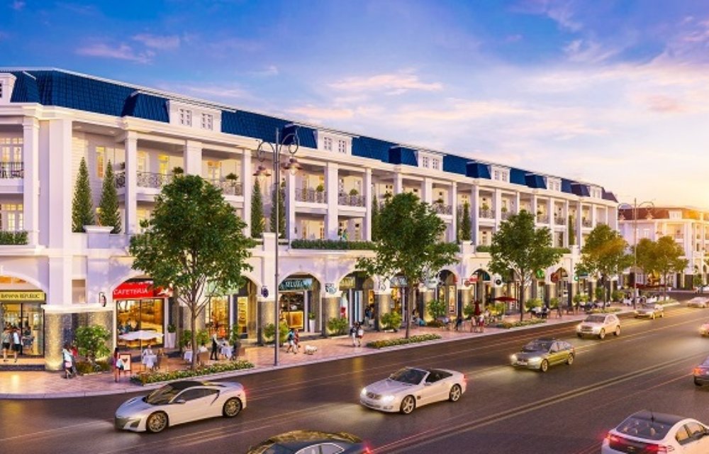 Phối cảnh shophouse được quy hoạch trong khu đô thị Century City