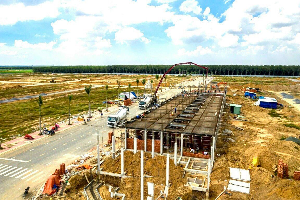 Hình ảnh thực tế dự án Century City đã hoàn thiện 60% trên tổng khối lượng dự án